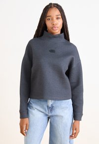 The North Face MOCK NECK - Sudadera - black heather