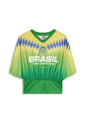 Bershka, FIFA TSHIRT - T-shirt imprimé - evergreen