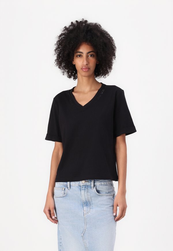 MODA - Basic T-shirt - nero