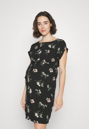 Vero Moda Maternity VMMEASY TIE SHORT DRESS - Φόρεμα ημέρας - black