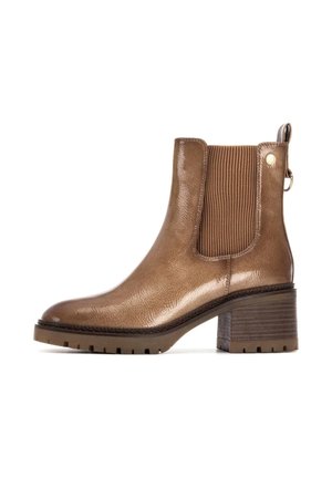 Botines con plataforma - beige