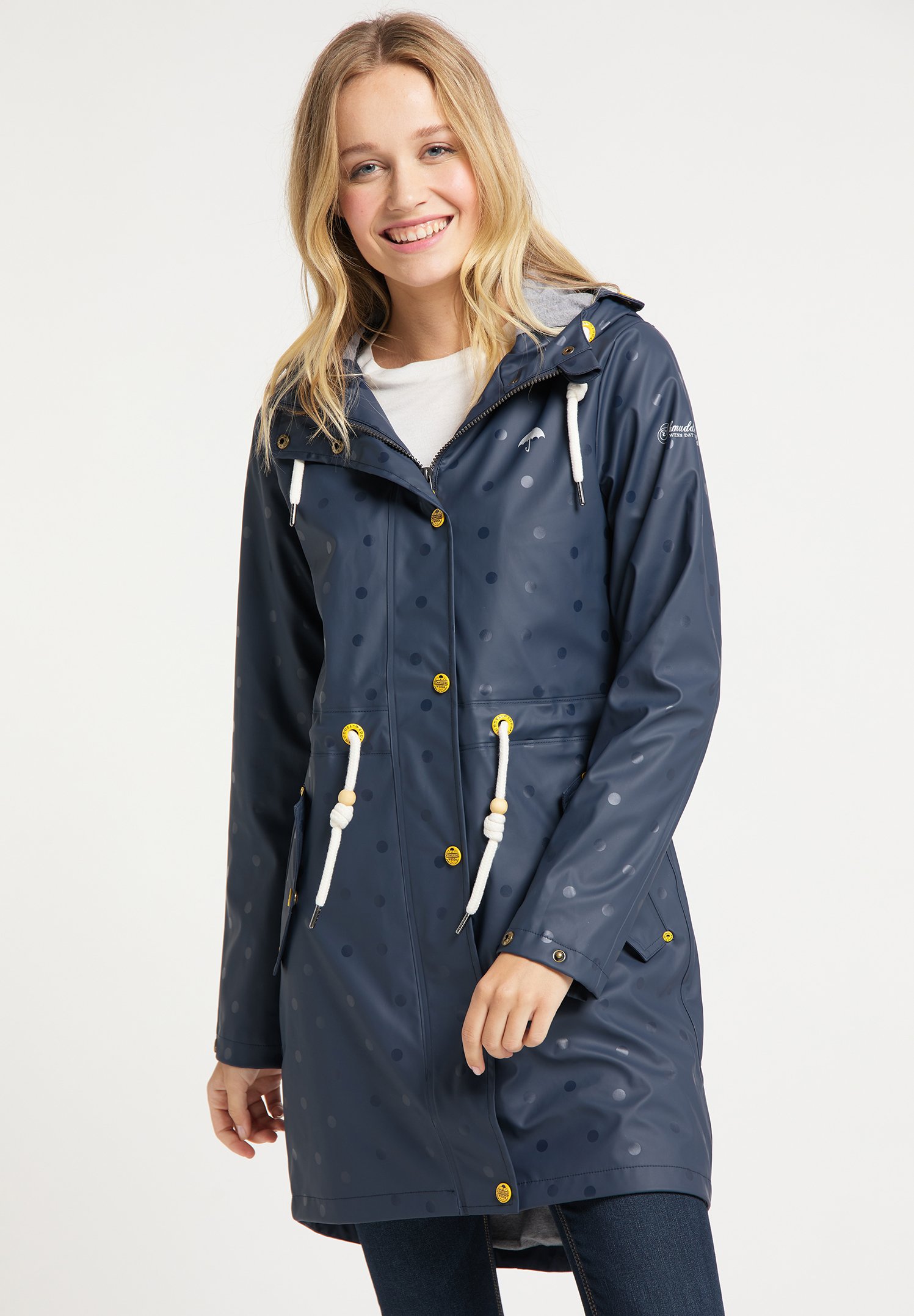 Schmuddelwedda Damen Schmuddelwedda Regenjacke Dunkelblau