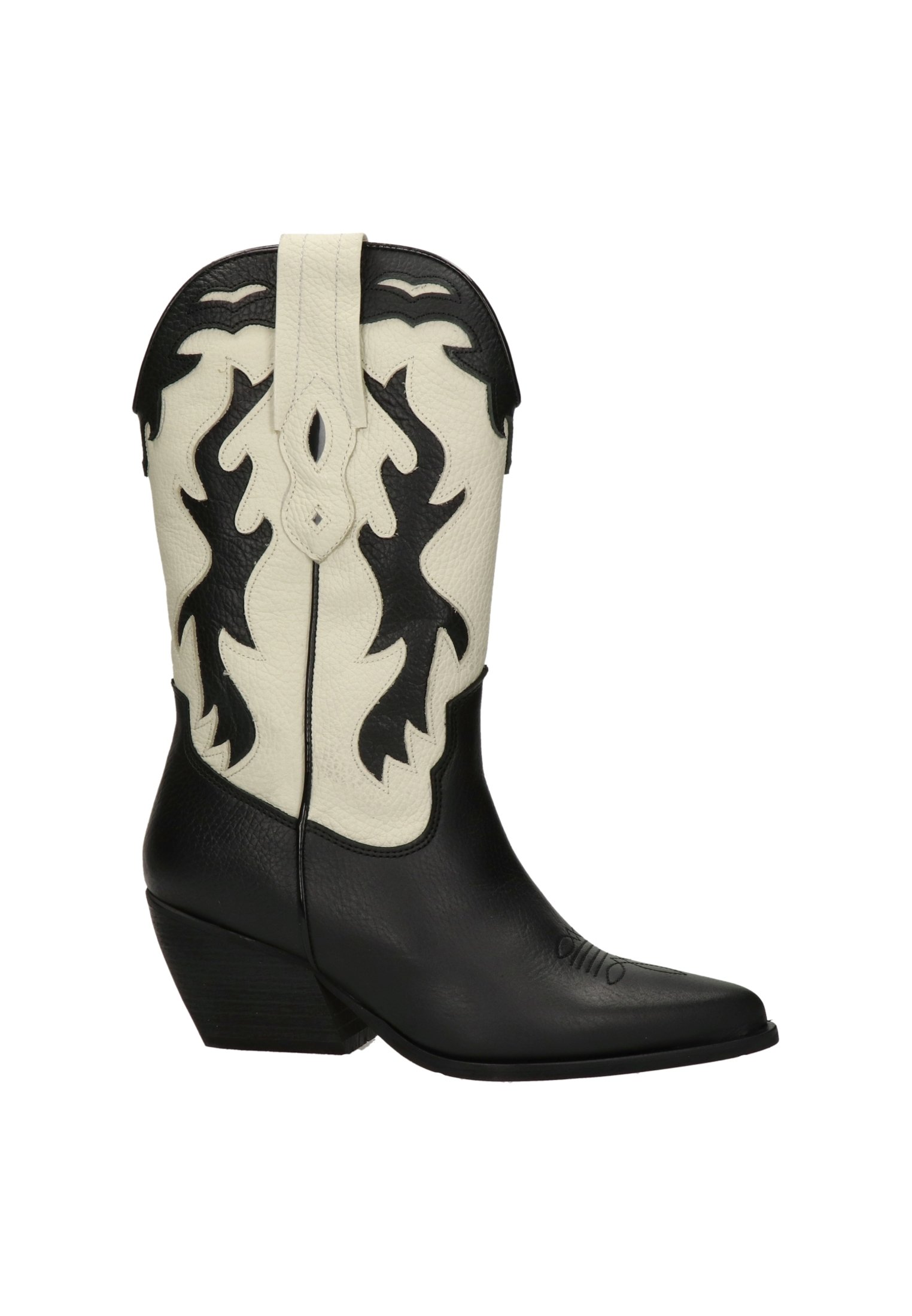 Nelson Cowboy/Biker boots - zwart/off-white - Zalando.de