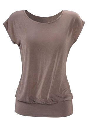 LASCANA, Basic T-shirt - taupe