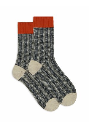 UNISEX WITH VERTICAL-STRIPE OXFORD DETAIL - Socken - blumelange