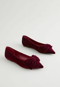 Next FOREVER COMFORT POINT TOE  - Balerinos stiliaus laivutės - berry red