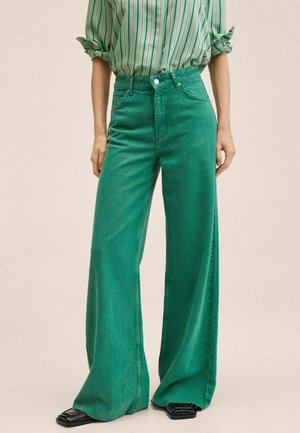 Jean flare - green