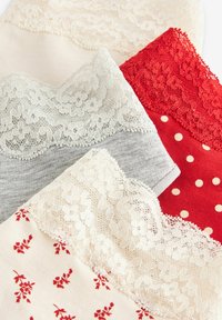 Next MONOCHROME KNICKERS FOUR PACK - String - red cream