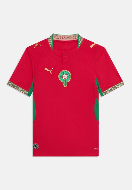 PUMA MOROCCO FRMF HOME JERSEY - Football jersey - fast red/victory gold-coloured — foto 3
