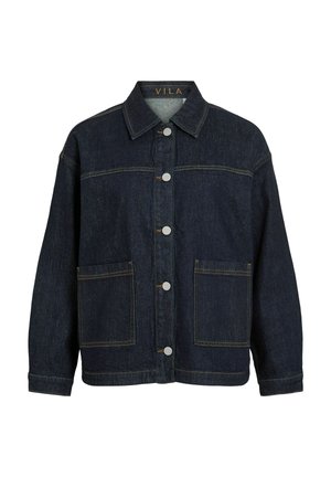 VILA, JACKE VIJAF DENIM - Veste en jean - dark blue denim