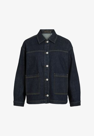 VILA, JACKE VIJAF DENIM - Veste en jean - dark blue denim