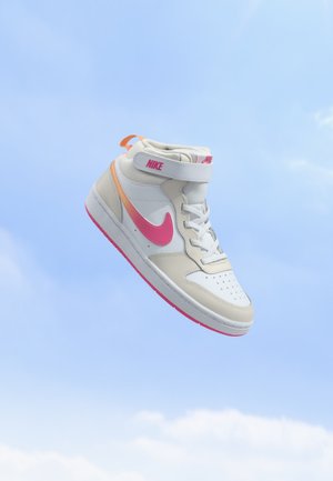 Nike Sportswear, COURT BOROUGH MID 2 FADE UNISEX - Високи маратонки - phantom/pinksicle/sunset haze