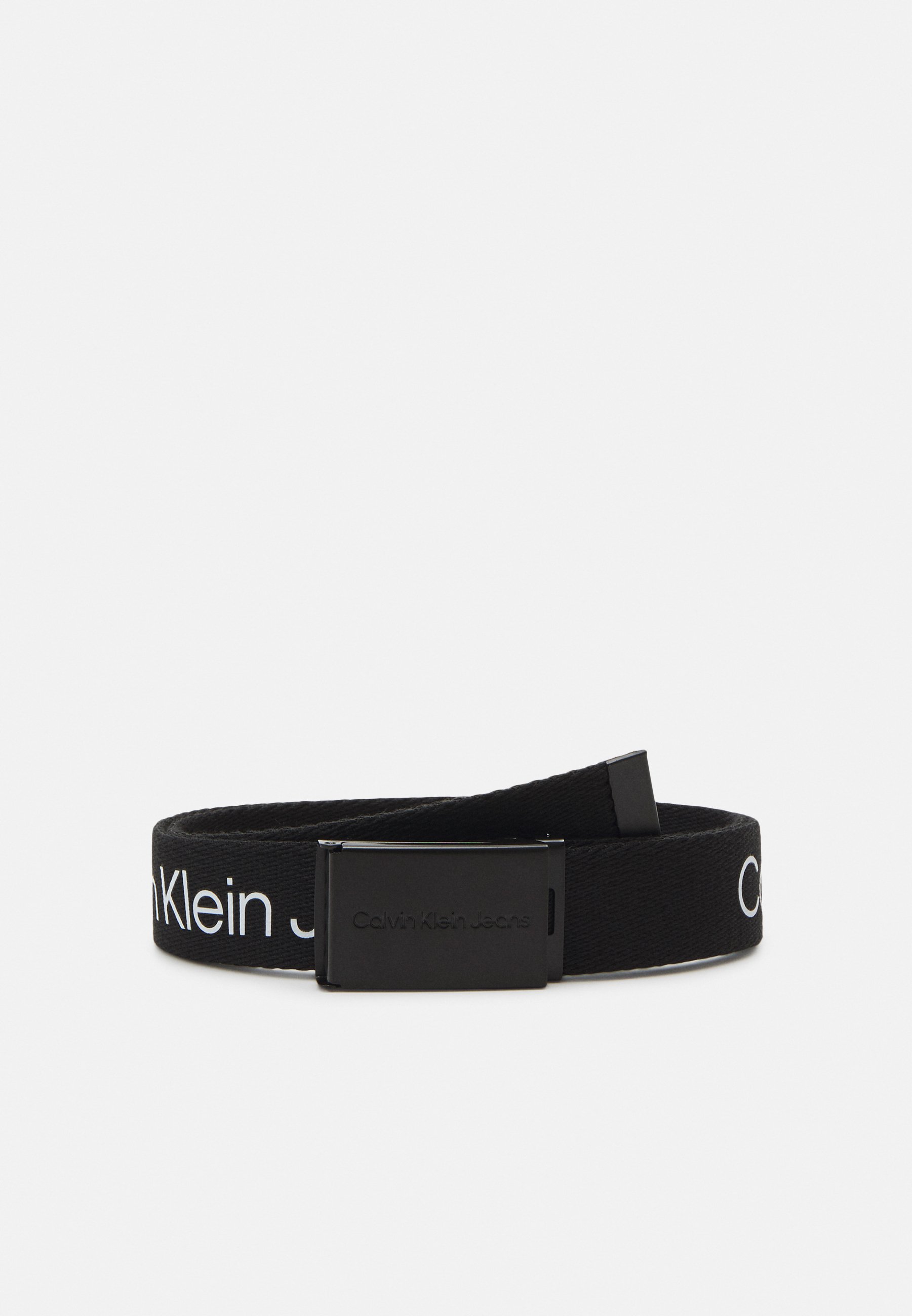 Calvin Klein Jeans LOGO BUCKLE BELT UNISEX Ceinture black/noir