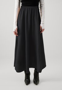 Pieces PCKLARISA LONG SKIRT - Maxi szoknya - black