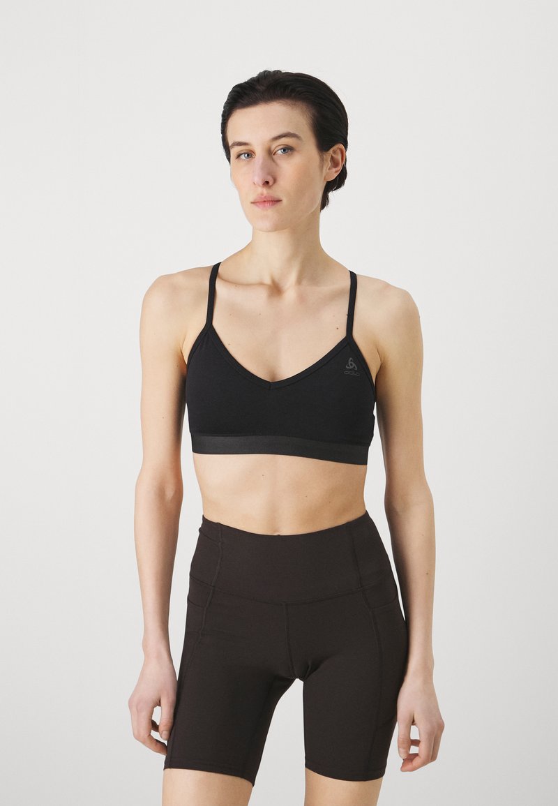 ODLO - SPORT BRA MERINO SOFT - Reggiseno sportivo con sostegno leggero - black, Ingrandire