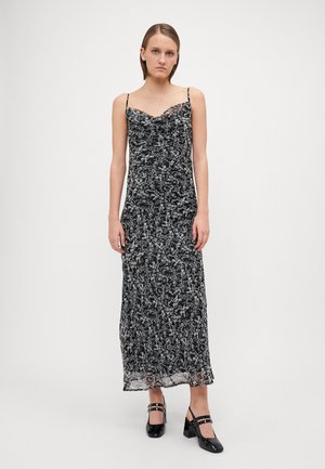 VMSMILLA 7/8 WATERFALL DRESS  - Maxi ruha - black/nora