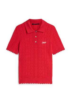 Tommy Jeans, POINTELLE - Polo - amaryllis red