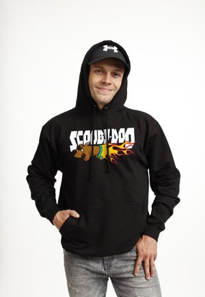 SCOOBY DOO FLAMING SCOOBY - Felpa con cappuccio - black