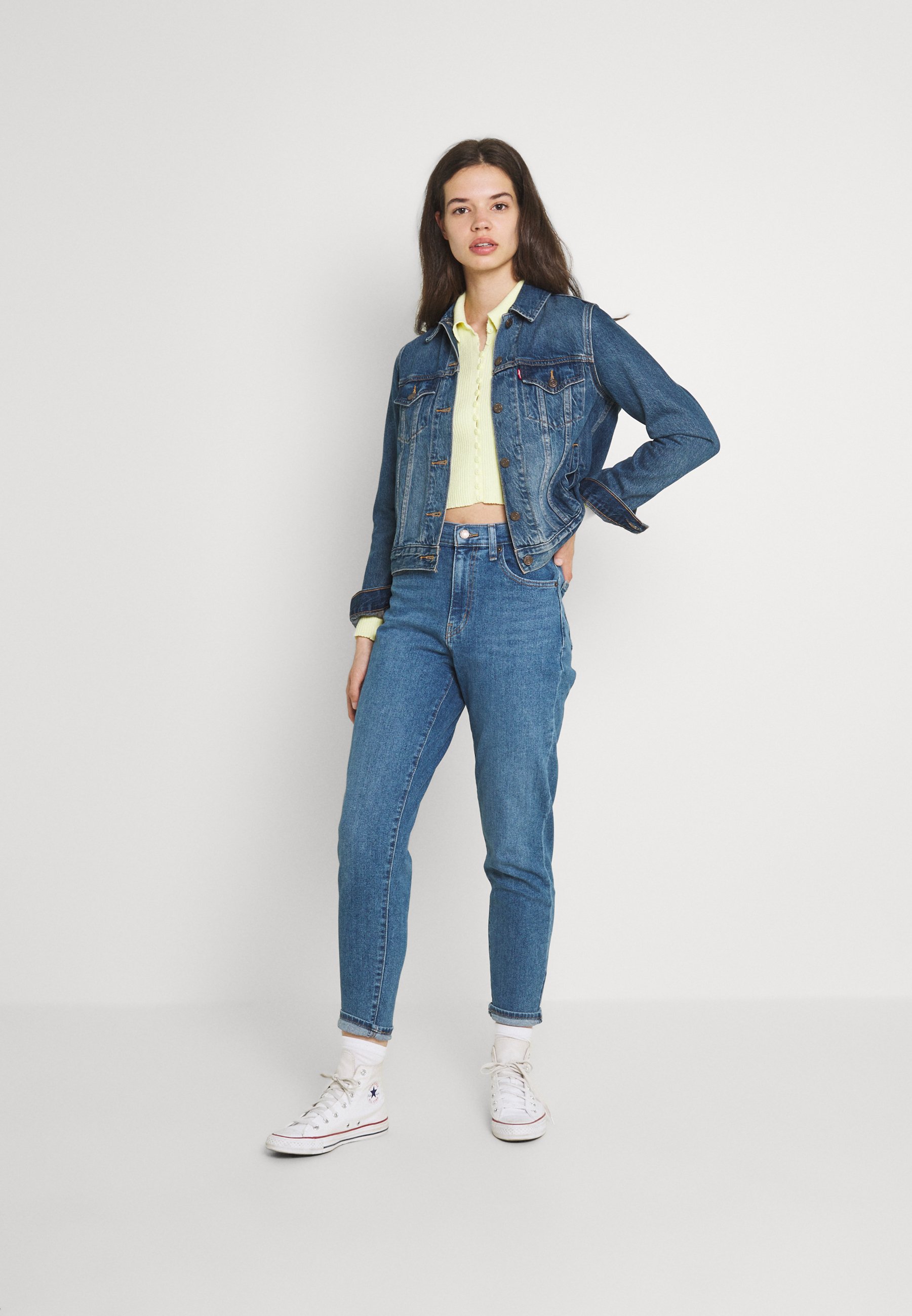 Women HIGH WAISTED MOM JEAN - Jeans Tapered Fit Women HIGH WAISTED MOM JEAN - Jeans Tapered Fit