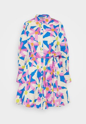 Colourful Rebel MINON BIG FLOWER SHIRT DRESS - Marškininė suknelė - multicolor