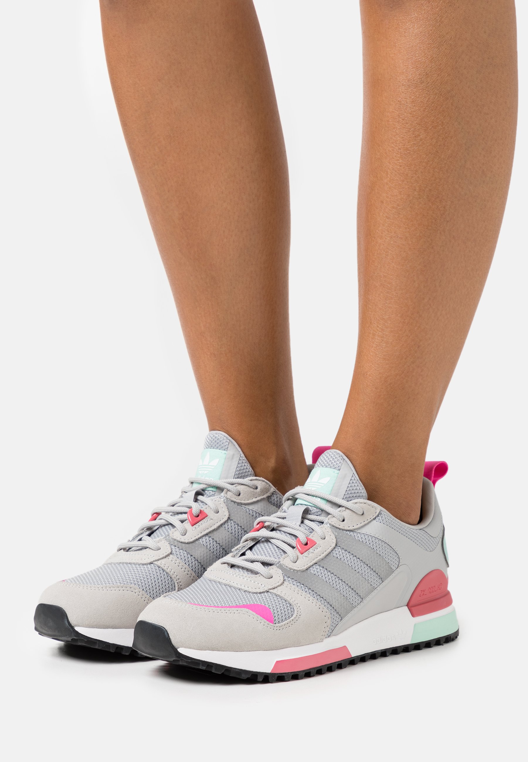 adidas gazelle silver green womens Shop Grey, White Mens ZX 700 HD Lace Up Sneakers  Shoebacca