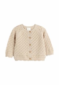 Next - POINTELLE REGULAR FIT - Cardigan - neutral Miniaturebillede 1