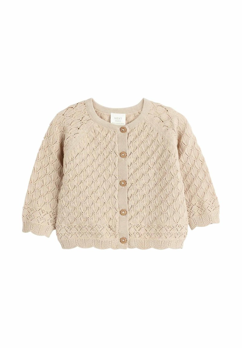 Next - POINTELLE REGULAR FIT - Cardigan - neutral, Forstør