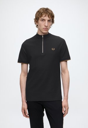 Fred Perry, TIPPED CUFF - Polo - black