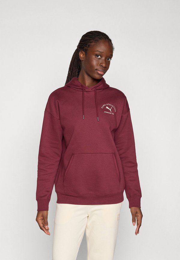 CLASS RELAXED HOODIE - Hoodie - ruby shimmer