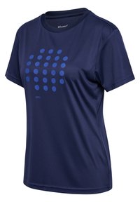 Hummel Triko s potiskem - blue