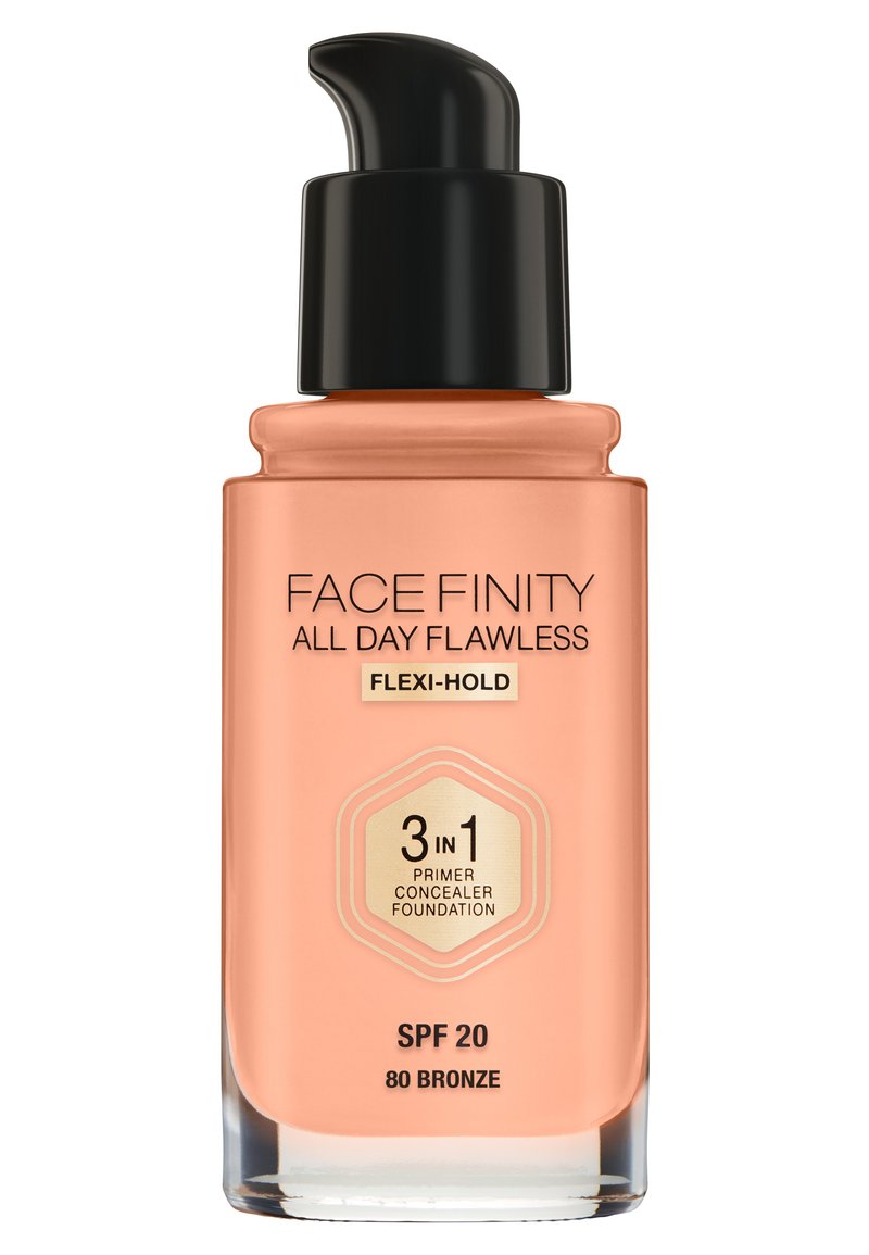 Max Factor ALL DAY FLAWLESS 3 IN 1 FOUNDATION - Foundation - 80 bronze