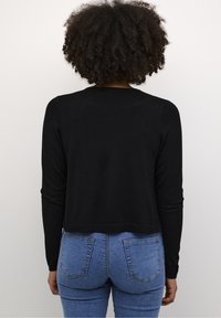 Kaffe Strickjacke - mottled black