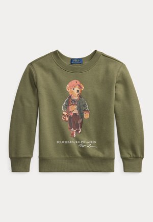 Polo Ralph Lauren, POLO BEAR FLEECE SWEATSHIRT 2-6Y - Sudadera - cruise olive