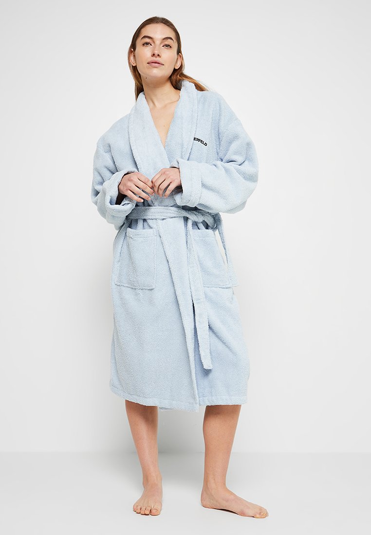 KARL LAGERFELD Peignoir bleu clair