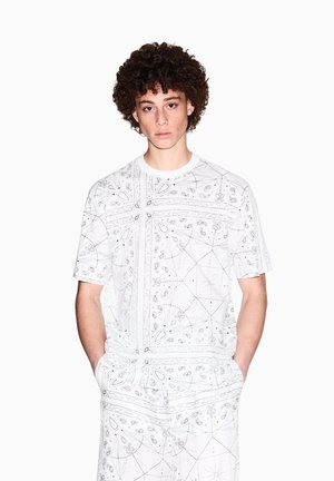 T-shirt con stampa - bianco