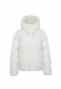 GLOSSY HOODED - Sulejope - white