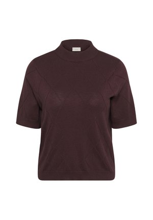 Kaffe Curve, KCLIZZY ARGYLE - Camiseta estampada - fudge