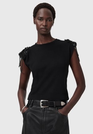 SHONA - Camiseta estampada - black
