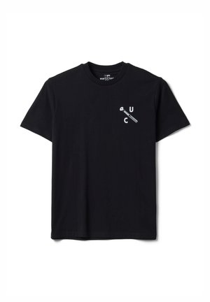 OVS, CREW NECK PRINTED T SHIRT - T-Shirt print - black