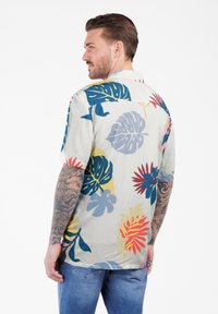 Key Largo SPLASH PATTERNED - Overhemd - white