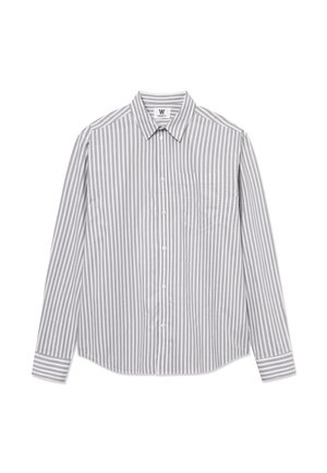 WOOD WOOD, WW DAY STRIPE - Skjorter - steel grey