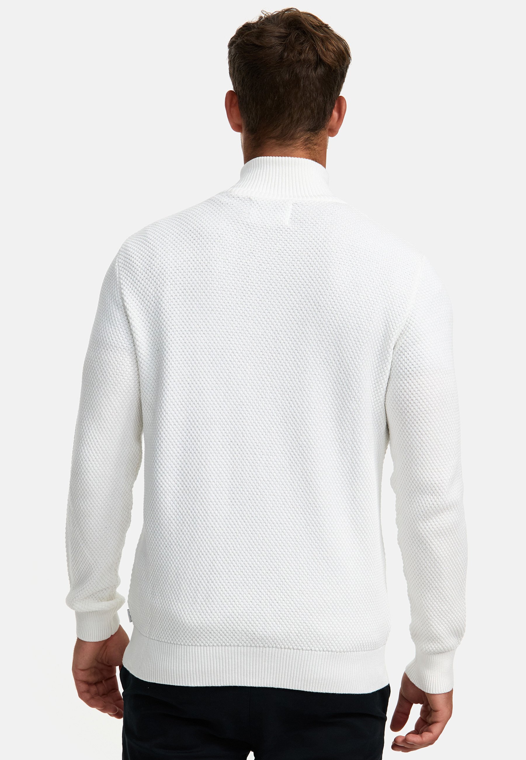 Kronstadt ERIK - Zip-up sweatshirt - snow white/white - Zalando