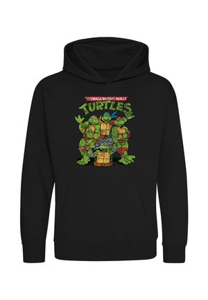 Henry Tiger TEENAGE MUTANT NINJA TURTLES TURTLE GROUP - Felpa con cappuccio - black