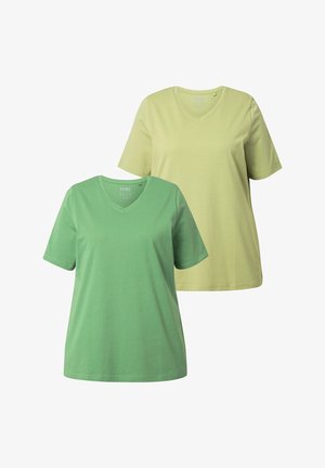 Ulla Popken GRANDES TAILLES LOT DE 2 - T-shirt basic - moss green