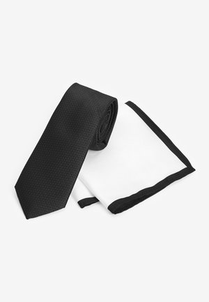 SAGE WITH FLORAL SET - Pocket square - white