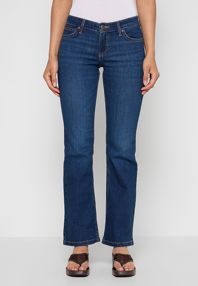 Lee Bootcut jeans mosterdgeel