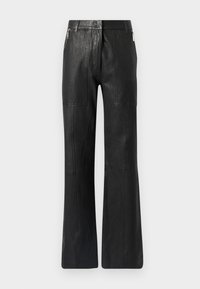 ISBA - Pantalon en cuir - black