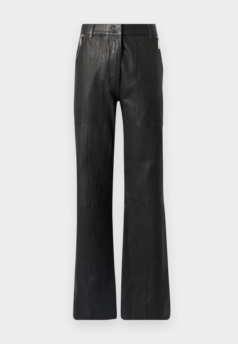 MAX&Co. Leren broek zwart