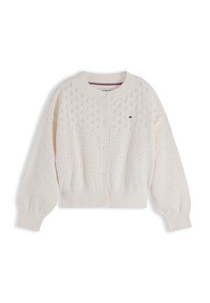 Tommy Hilfiger, POINTELLE - Ζακέτα - ivory silk