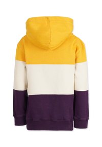 Band of Rascals HOODED 3C BLOCK - Hættetrøje - mustard dark purple